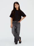 Black Boxy Logo T-shirt  Girls