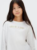 Λευκό Boxy T-shirt Με Λογότυπο  Κορίτσι