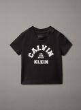 Black Newborn Varsity Logo T-shirt  Newborn