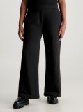Black Relaxed Cotton Terry Joggers  Women