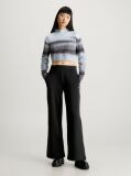 Black Relaxed Cotton Terry Joggers  Women