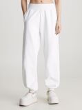 White Relaxed Monogram Joggers  Women