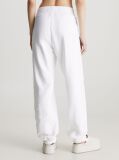 White Relaxed Monogram Joggers  Women