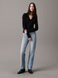 Black Soft Knit V-neck Jumper  Women