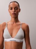 Γκρι Τριγωνικό Bralette Με Ελαφριά Επένδυση - Icon Cotton Modal  Γυναίκα