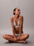 Γκρι Τριγωνικό Bralette Με Ελαφριά Επένδυση - Icon Cotton Modal  Γυναίκα