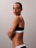 Μαύρο Τριγωνικό Bralette Με Ελαφριά Επένδυση - Icon Cotton Modal  Γυναίκα
