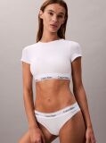 Λευκό Brazilian Σλιπ - Icon Cotton Modal  Γυναίκα