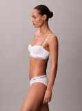Λευκό Σουτιέν Μπαλκονέ Με Φαρδύ Λάστιχο - Icon Cotton Modal  Γυναίκα