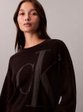 Black Smooth Cotton Monogram Jacquard Top  Women