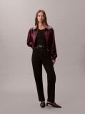 Black High Rise Tapered Jeans  Women