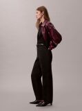 Black High Rise Tapered Jeans  Women
