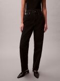 Black High Rise Tapered Jeans  Women