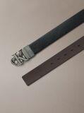 Multi Tumbled Leather Buckle Belt  Men
