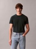 Πράσινο Κοντομάνικο T-Shirt Από Ελαστικό Βαμβάκι Και Slim Γραμμή  Άνδρας