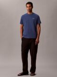 Blue Logo Crew Neck T-Shirt  Men