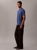 Blue Logo Crew Neck T-Shirt  Men