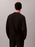 Μαύρο Μακρυμάνικο T-Shirt Από Luxe Βαμβάκι  Άνδρας