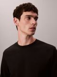 Μαύρο Μακρυμάνικο T-Shirt Από Luxe Βαμβάκι  Άνδρας