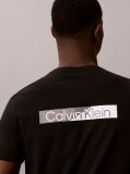 Black Split Graphic Logo T-Shirt  Men