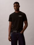 Black Split Graphic Logo T-Shirt  Men