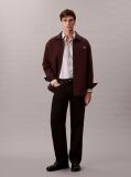Red 90's Denim Relaxed Shirt Jacket  Men