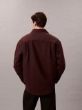Red 90's Denim Relaxed Shirt Jacket  Men