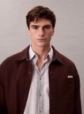 Red 90's Denim Relaxed Shirt Jacket  Men