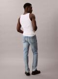 Blue Slim Straight Jeans  Men