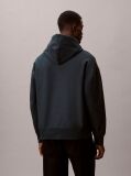 Blue Premium Fleece Calvin Graphic Hoodie  Men