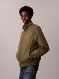 Green Padded Harrington Jacket  Men