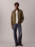 Green Padded Harrington Jacket  Men