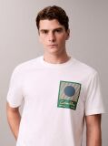 White Calvin Klein Matches Graphic Tee  Men