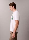 White Calvin Klein Matches Graphic Tee  Men