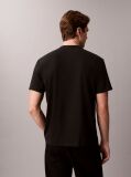 Black Varsity Logo Graphic Relaxed T-Shirt  Men