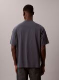 Blue Monologo Graphic Relaxed T-Shirt  Men