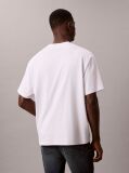 White Monologo Graphic Relaxed T-Shirt  Men