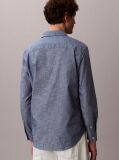 Blue Chambray Long Sleeve Shirt  Men