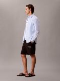 Black Graphic Logo Terry Shorts  Men