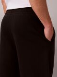 Black Graphic Logo Terry Shorts  Men
