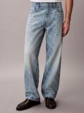 Denim Τζιν 90s Με Logo Print Και Ίσια Γραμμή  Άνδρας
