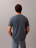Blue Logo Graphic Crew Neck T-Shirt  Men