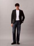 Black Slim Tropical Wool Blazer  Men
