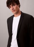 Black Slim Tropical Wool Blazer  Men