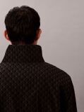 Black Long-Sleeve Nylon Reversible Jacket  Men