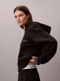 Black French Terry Hoodie  Women