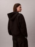 Black French Terry Hoodie  Women