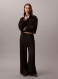 Black French Terry 1/4 Zip Sweatshirt  Women