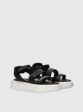 Black Velcro Sandal  Girls