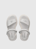 White Velcro Sandal  Girls